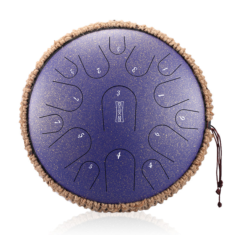  14 Inch 15 Note Steel Tongue Drum Qingshi Percussion