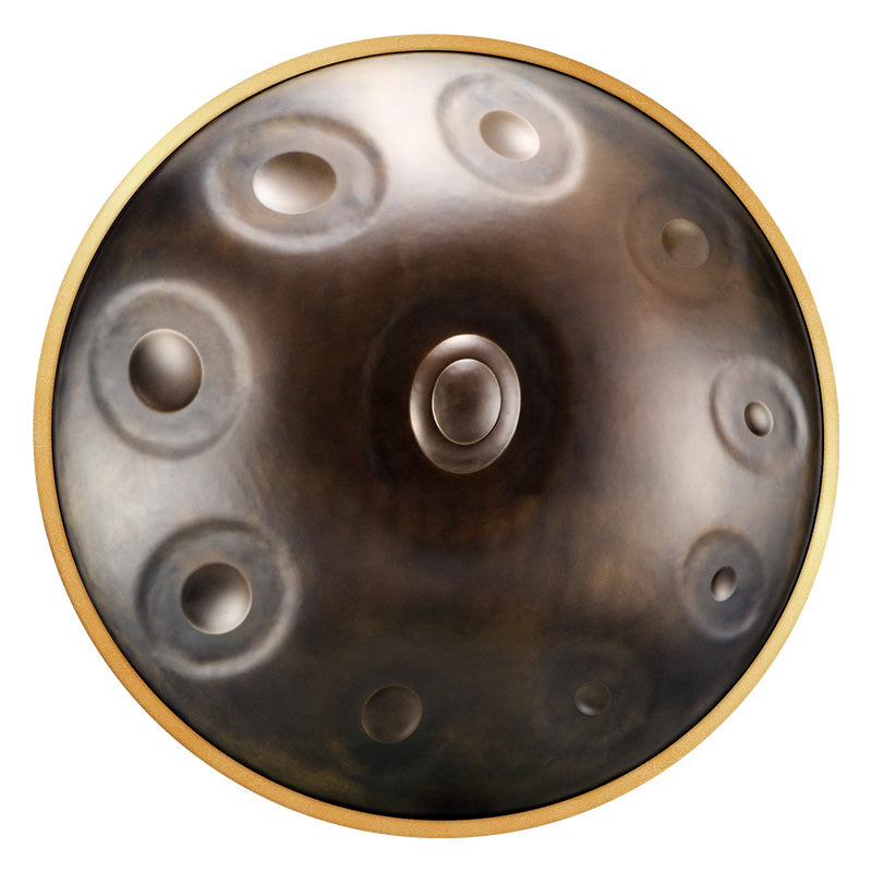 Hluru Upgraded 9/10 Notes Tone Handpan D Minor 22 Inch Hang drum 440Hz –  Pures Music ™