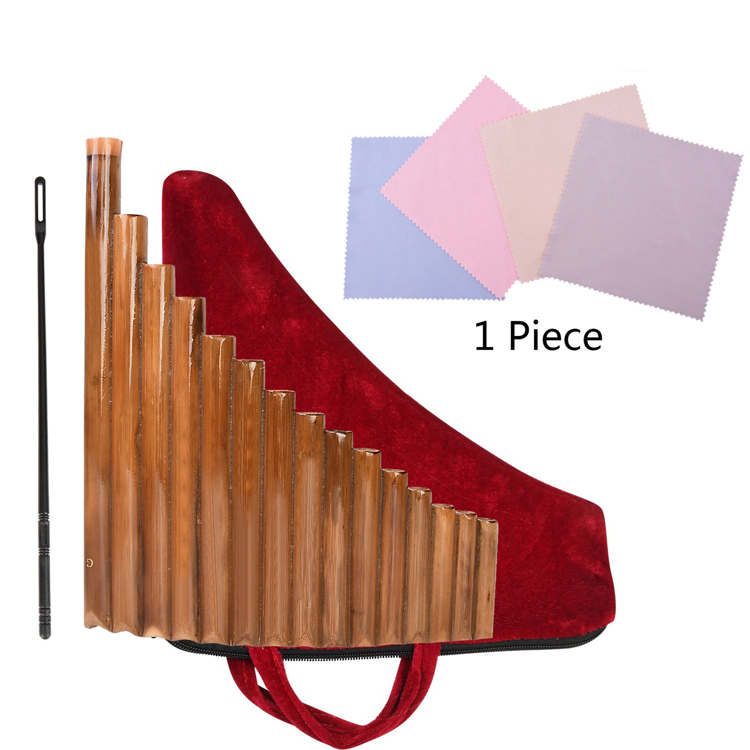  Eujgoov Pan Flute 15 Pipes Pan Flute G Tone Chinese