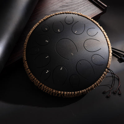 Hluru Huashu Rain Drop Steel Tongue Drum 15 notes 14" C Key