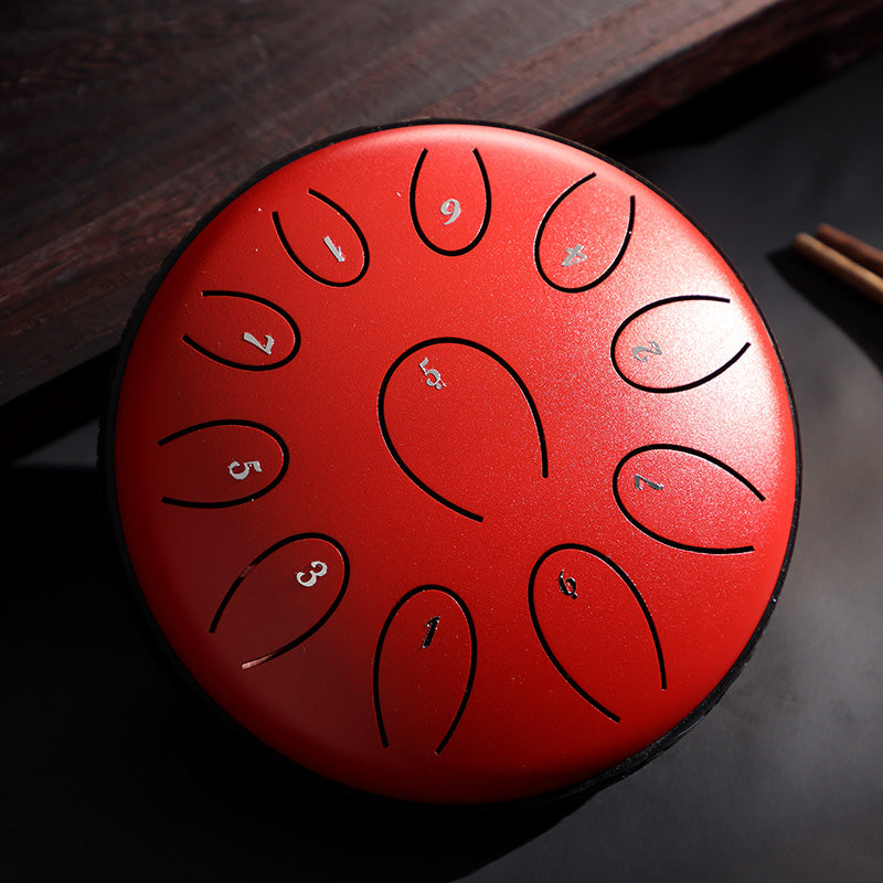 Hluru Huashu Steel Tongue Drum Raindrop 11 notes 6-inch