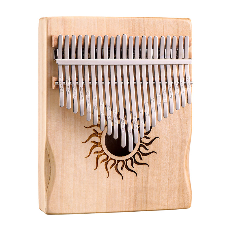 21 Key Kalimba Thumb Piano Instrument Maple Hollow Kalimba For