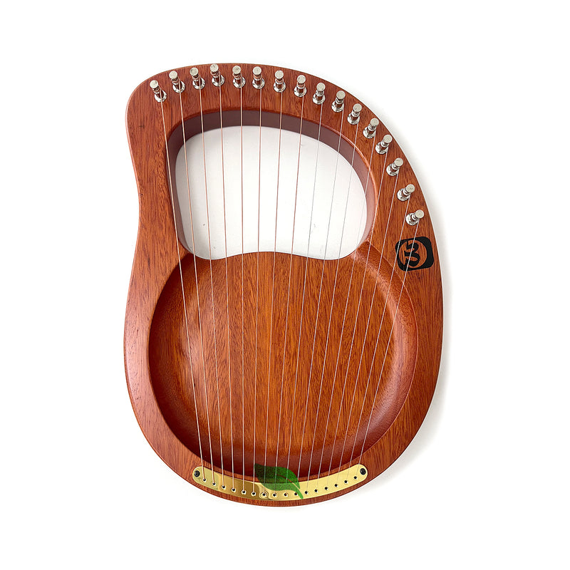 Walter 16-String Mahogany Solid Wood Lyre Harp