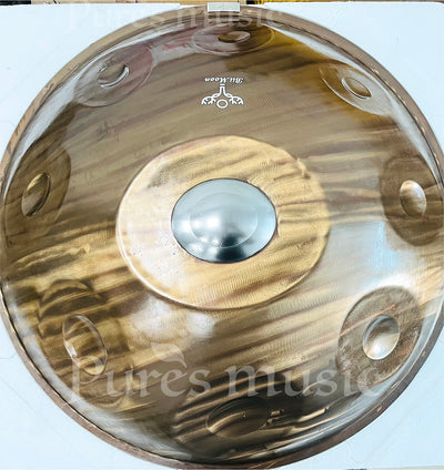 Strumento Handpan in bronzo vintage Hang Drum Hand Pan Amara Sabye Equinox Integral