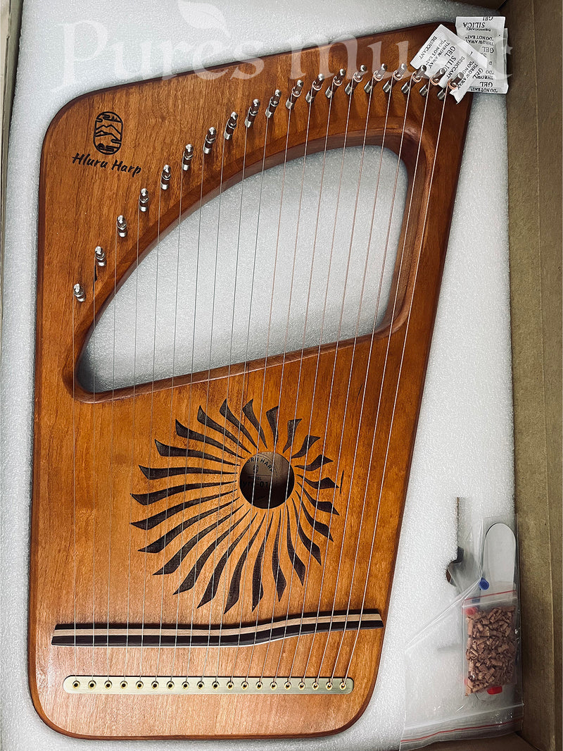 Hluru Lyre Harp 19-string Hollow "Light on earth" Instrument