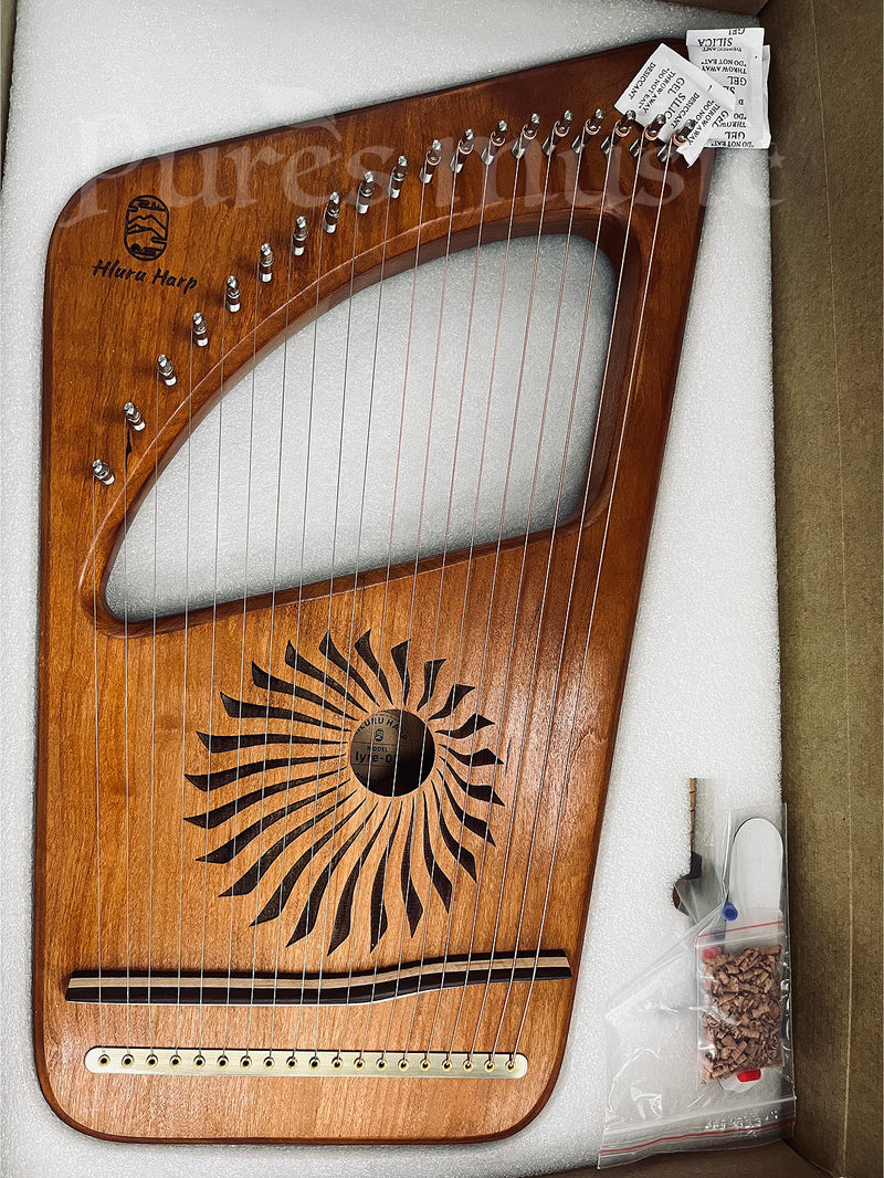 Hluru Lyre Harp 19-string Hollow "Light on earth" Instrument