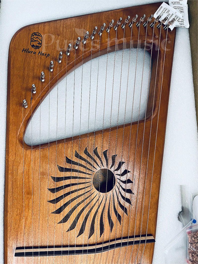 Hluru Lyre Harp 19-string Hollow "Light on earth" Instrument