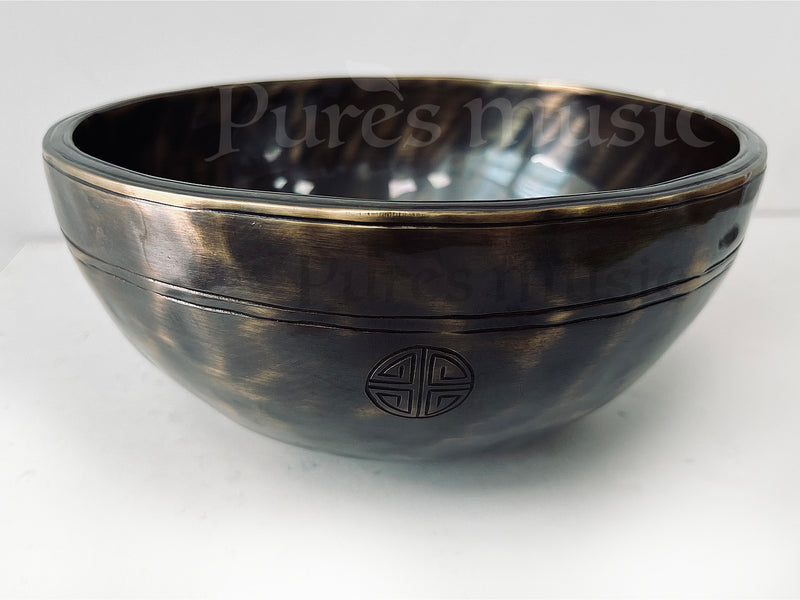 Thickened Tibetan Singing Bowl Full Moon Meditation Sound Bowl