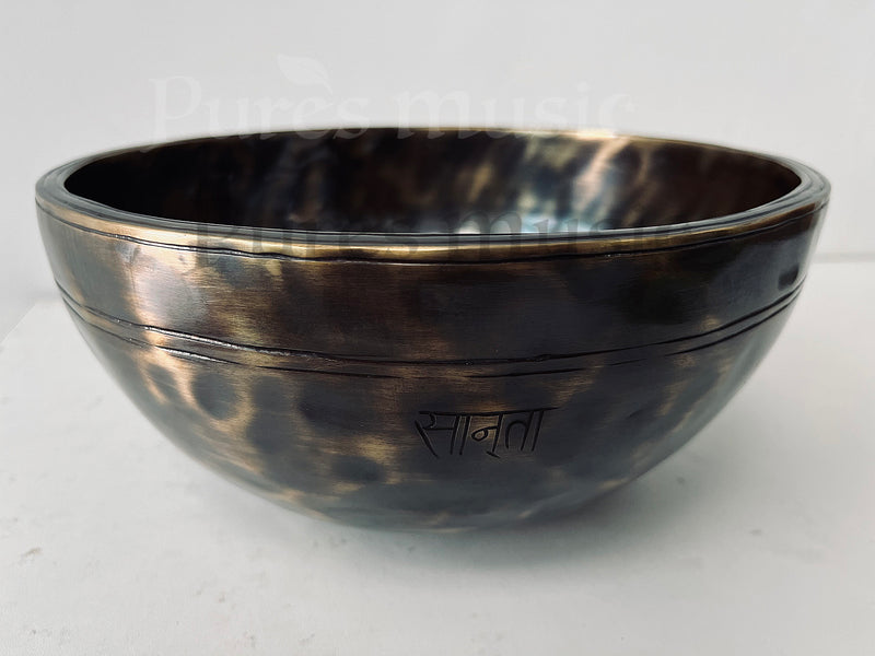 Thickened Tibetan Singing Bowl Full Moon Meditation Sound Bowl