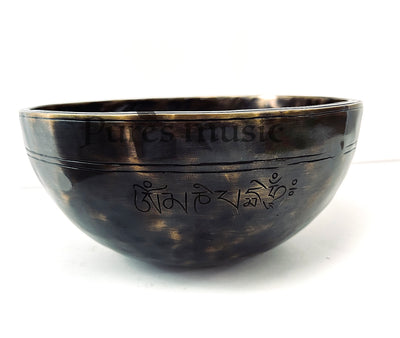 Thickened Tibetan Singing Bowl Full Moon Meditation Sound Bowl