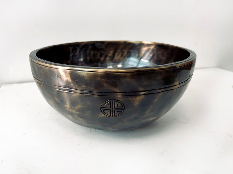 Thickened Tibetan Singing Bowl Full Moon Meditation Sound Bowl