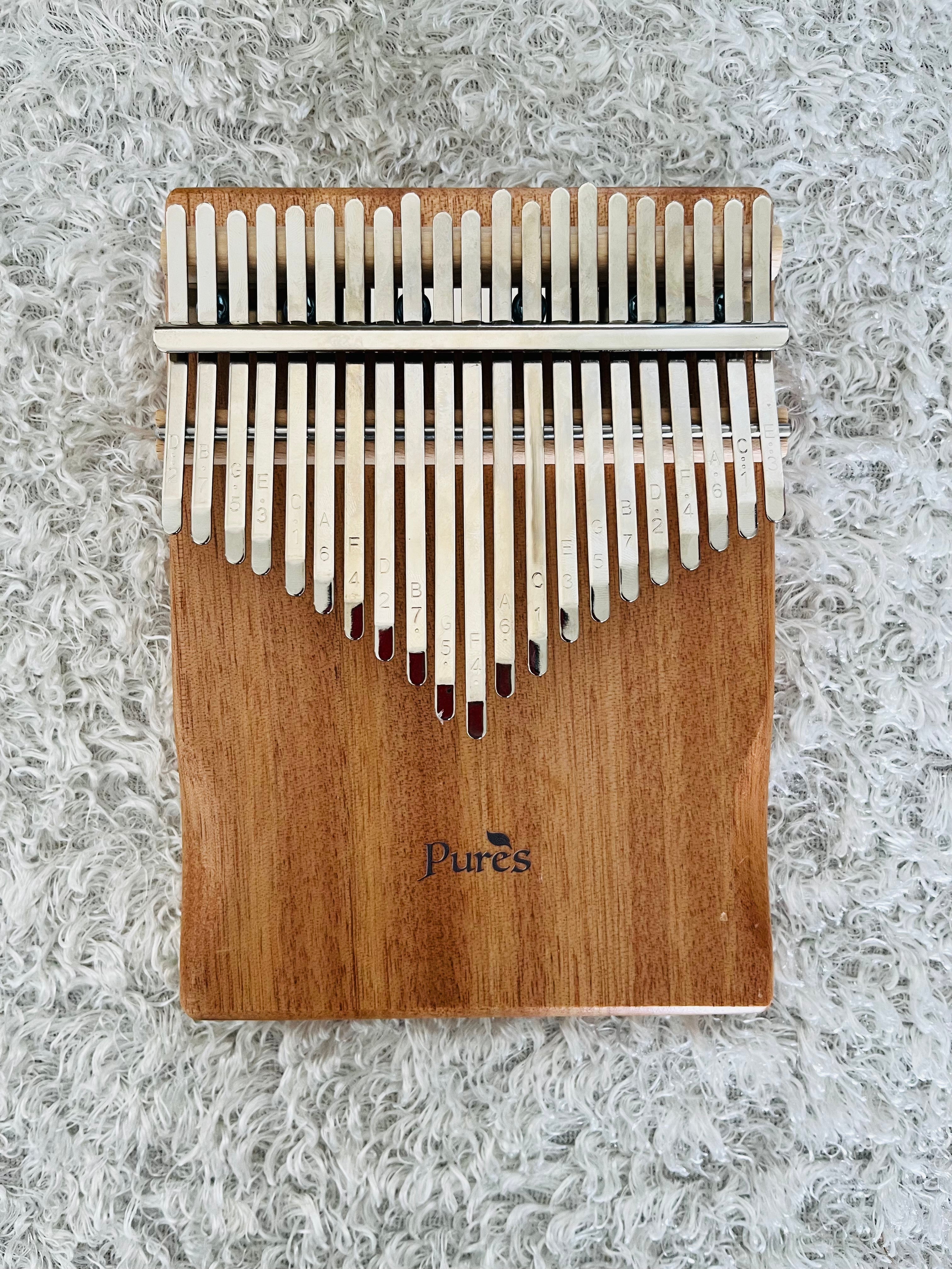 ORORA Kalimba Instrument de musique enfant et adulte, Piano à pouce 17 clés  avec gravure et