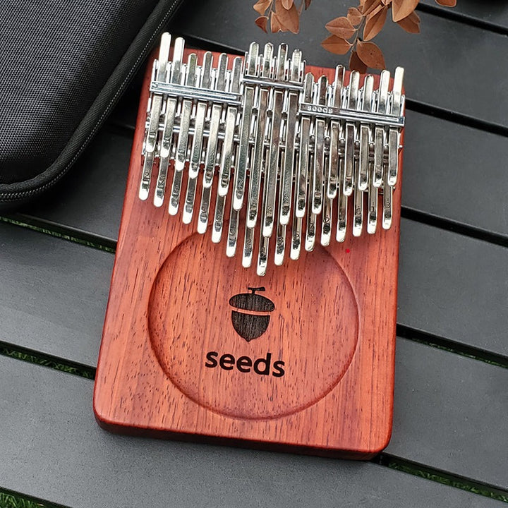 Seeds 34 Keys 24 Key Chromatic Kalimba Double Layer Treble Thumb Finge –  Pures Music ™