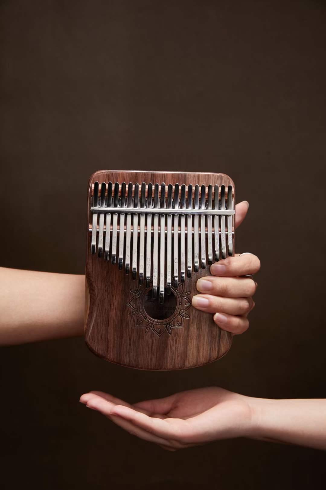 Colorful Sun® Kalimba set - 8 notes - Piano à pouces - Instrument de  musique - Bois