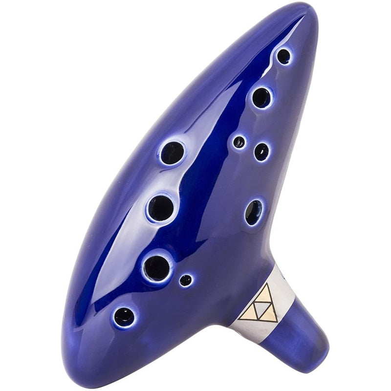 Ceramic Musical Instrument popular Ocarina Ancient Seashell in Major Diatonic Scale 432 Gz / Meditation Flute / Energy Healing Sound Instrument